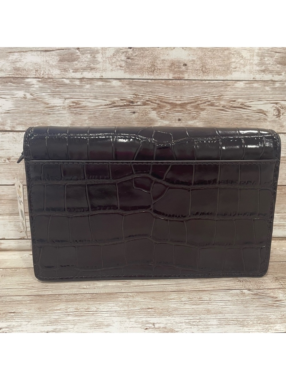 Michael Kors‎ Glossy Black Croc Mini Bag - Picture 3 of 5